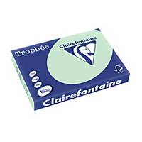 Clairefontaine Trophée 2639C gekleurd A3 papier, 160 g, groen, per 250 vel