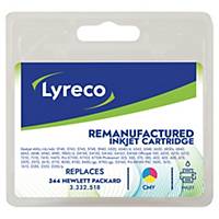 Lyreco remanufactured HP 334 (C9363EE) inkt cartridge, cyaan, magenta, geel