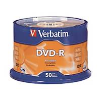 Verbatim DVD-R 4.7GB - Spindle Pack of 50