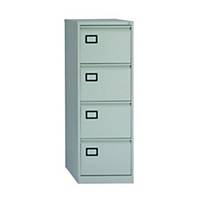 Bisley Economy Filing Cabinet 4 Drawer In Grey - 1321mm x 470mm x 622mm
