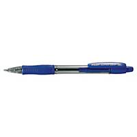 Pilot Super grip, retractable ballpoint pen, medium, blue