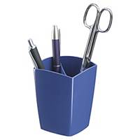 Pot à crayons Lyreco 532 avec 2 compartiments, bleu