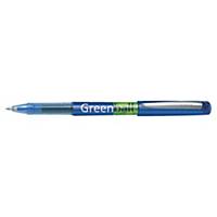 Penna roller con cappuccio Pilot Greenball Begreen punta 0,7 mm blu