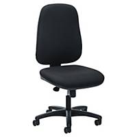 J962 SYNCHRONE CHAIR HIGH BACK BLACK - ARMS NOT INCLUDED