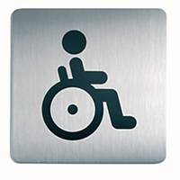 Piktogram Durable, WC handicap, kvadrat