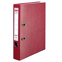 Pákový zakladač Herlitz Q.file, poloplastový, šírka chrbta 5 cm, červený