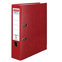 HERLITZ L/ARCH FILE PP A4 80MM RED