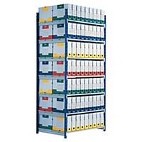 Storage rack basic rack Paperflow, 100 x 70 x 200 cm (WxDxH), blue