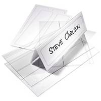 DURABLE TABLE PLACE NAME HOLDER - PACK OF 10