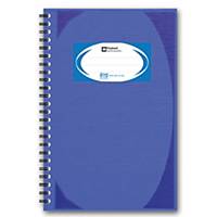 ELEPHANT WHC402 HARD COVER WIREBOUND NOTEBOOK BLUE 100 SHEETS