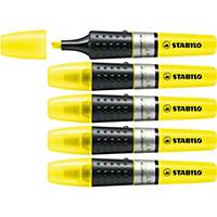 Highlighter - STABILO LUMINATOR - Box of 5 Yellow
