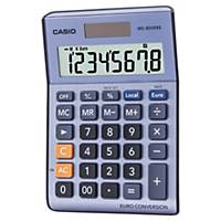 Calculadora de secretária Casio MS-80VER II - 8 dígitos - azul/metal