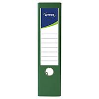 Lyreco Recycolor lever arch file spine 80 mm cardboard green
