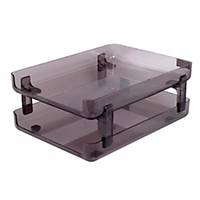 ORCA S2-N Letter Tray 2 Levels Gray