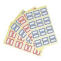 Tack Index Stickers 8 X 22mm  - 24 Stickers X 10 Sheets