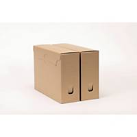 archive box folio 36x26x spine 11cm cardboard 850g - per box