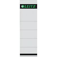 Étiquettes non autocollantes Leitz pour classeurs, l 57 mm, grises, 10 pièces