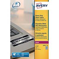 Avery L6011 weatherproof heavy duty labels 63,5x29,6mm - box of 540