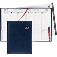 Desk Diary Biella Orario 809301, 18.5x24 cm, blue