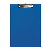 Schreibplatte Biella Scripla A4, Klemme auf der Schmalseite, blau