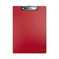 Schreibplatte Biella Scripla A4, Klemme auf der Schmalseite, rot