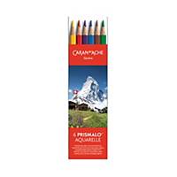 coloured pencil Caran d Ache Prismalo I, set of 6 in plastic case
