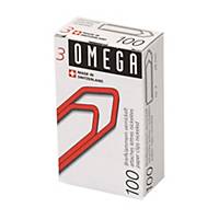 Büroklammern Omega 3/100, 28 mm, Packung à 100 Stück