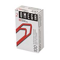 Paper clips Omega, 2/100, 24 mm, 100 pcs