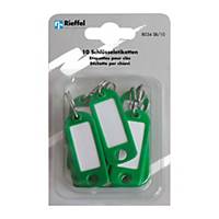 KEY TAGS TYPE 8034 10/PACK, GREEN
