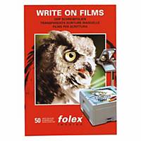 FILM PAD FOLEX OHP-A4 50 SHEETS