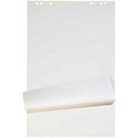 Blocco per flip chart 67x95 cm, 20 fogli in bianco/in bianco, bianco