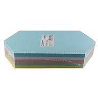 Cartes rhombiques 9,5x20 cm, Berec Design, couleurs ass., emb. de 250 pcs
