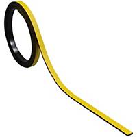 Magnetic tape BoOffice, 5 x 1000 mm, yellow