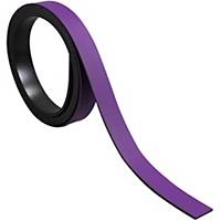 Magnetic tape BoOffice, 10 x 1000 mm, violet