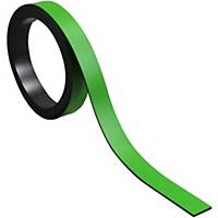 Magnetic tape BoOffice, 10 x 1000 mm, green