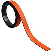 Bande magnétique pour tableaux BoOffice 10x1000 mm, orange