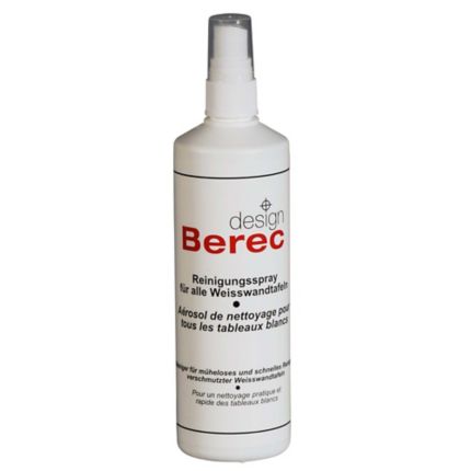Spray nettoyant Berec Design, pour tableaux blancs, bouteille de 250 ml