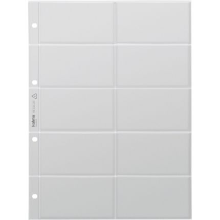 Display Book Pockets A4 For 20 Business Cards 10p Pack