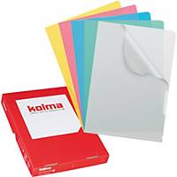 Dossiers-chemises Kolma A4 haute transparent, assort. emb. de 100 pcs (5946419)