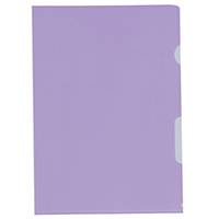 Transparent folder Kolma Visa Dossier, A4, PP, violet, package of 100 pcs