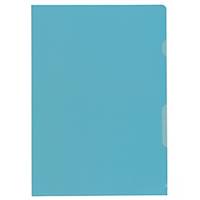 Dossier transparent Kolma, A4, PP, bleu, paq. 100 unités