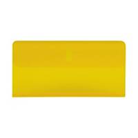 Manchon transparent Biella 273602, 60 mm, jaune, sachet de 25 pièces