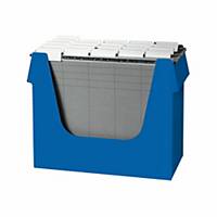 Boîte à dossiers suspendus Ornalon, l360 x P160 x H272 mm, bleu