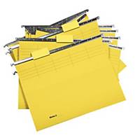 Dossier suspendu Biella Original 271255 25 cm de profondeur, jaune, 25 unités