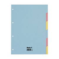 Répertoire Biella A4, carton 240g/m2, 6 pièces, couleur