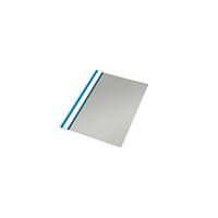 Dosier con fástener metálico Esselte - folio - PVC - 150 hojas - azul