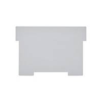Plaque pivotante pour boîte à fiches Styro A6 paysage, gris, paq. 2 unités