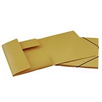 Cartella con elastico Erola 33299 A4, cartoncino 650 g/m2, giallo
