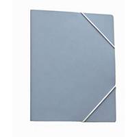 Cartella con elastico Erola 511 A4, cartoncino 450 g/m2, senza lembi, blu