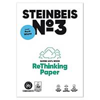 Papier recyclé blanc A4 Steinbeis N°3 PureWhite - 80 g - ramette 500 feuilles